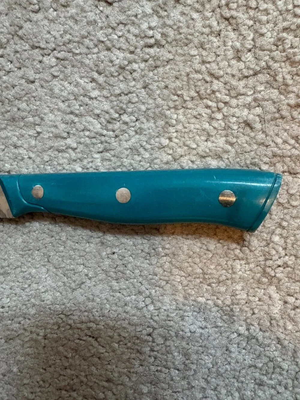 The Pioneer Woman Serrated Steak Knife Set of 5 Turquoise Handles